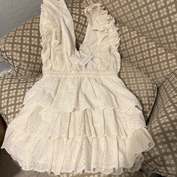 Love the Label eyelet ruffle dress - Picture 2 of 6